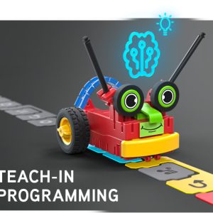 Kit STEM de programare pentru începători, 3 roboți de construit, Fischertechnik