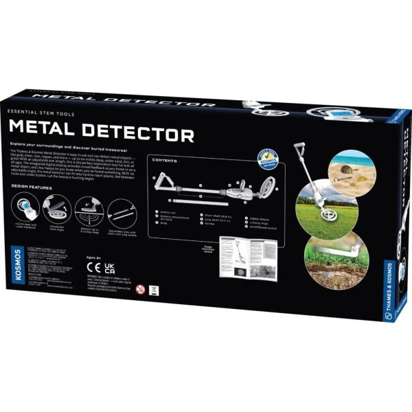 Kit STEM detector de metale reglabil, cu afișaj LCD și semnal sonor, Thames & Kosmos