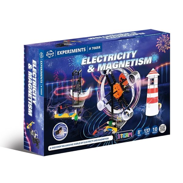 Kit STEM electricitate și magnetism, cu 137 de componente, Gigo Toys