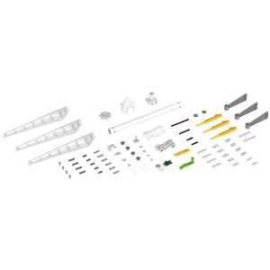 Kit STEM energie eoliană, cu turbină de 95 cm și mașinuță electrică, Gigo Toys