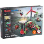 Kit STEM energie verde, 14 modele de construit, 339 de piese, Fischertechnik