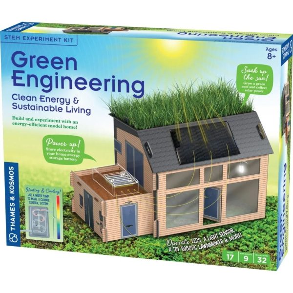 Kit STEM Energie verde, casă cu panou solar și pompă de apă, Thames & Kosmos