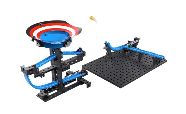 Kit STEM extensie cursă cu bile metalice, 148 de piese, Fischertechnik