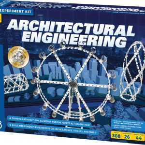 Kit STEM Inginerie arhitecturală, 308 piese, stadioane și zgârie-nori, Thames & Kosmos