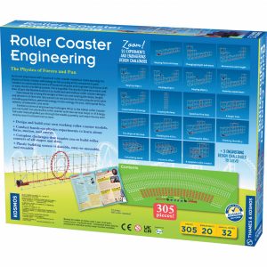 Kit STEM Inginerie pentru roller coaster, 305 piese și 20 de experimente, Thames & Kosmos