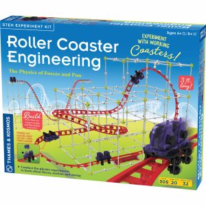 Kit STEM Inginerie pentru roller coaster, 305 piese și 20 de experimente, Thames & Kosmos