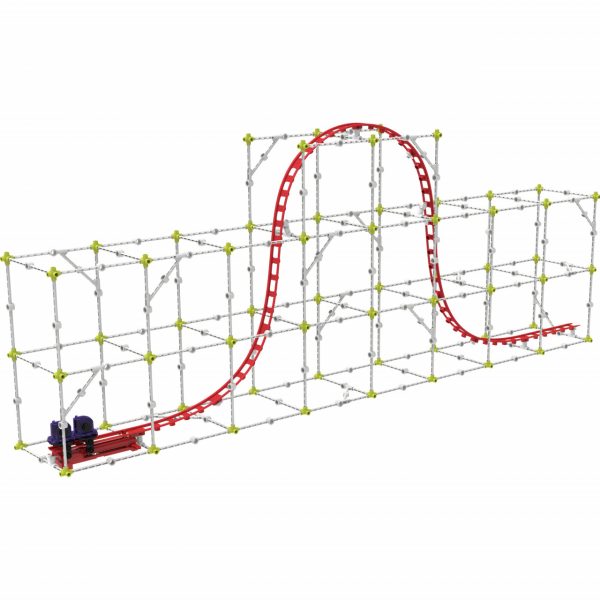 Kit STEM Inginerie pentru roller coaster, 305 piese și 20 de experimente, Thames & Kosmos