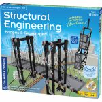 Kit STEM Inginerie structurală, 323 de piese, poduri și zgârie-nori, Thames & Kosmos