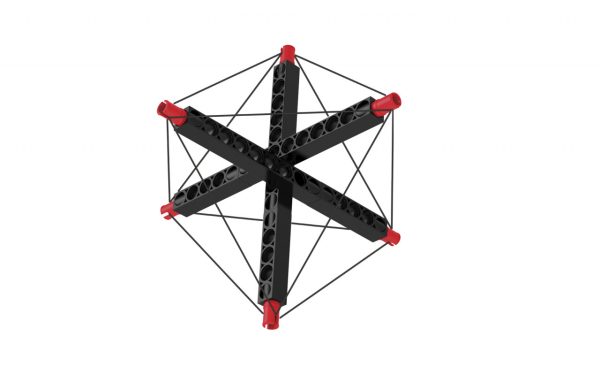 Kit STEM Inginerie structurală, 323 de piese, poduri și zgârie-nori, Thames & Kosmos