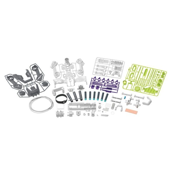 Kit STEM mănușă robotică pneumatică, cu 139 de piese și săgeți din spumă, Gigo Toys