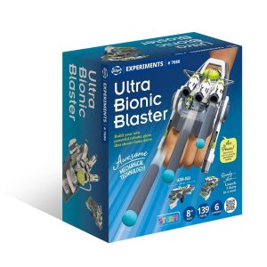 Kit STEM mănușă robotică pneumatică, cu 139 de piese și săgeți din spumă, Gigo Toys