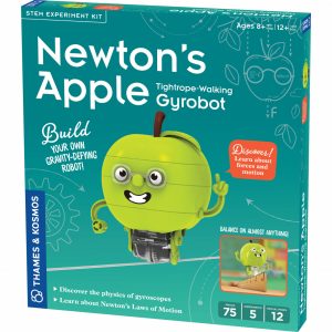 Kit STEM Mărul lui Newton, robot măr cu giroscop motorizat, Thames & Kosmos