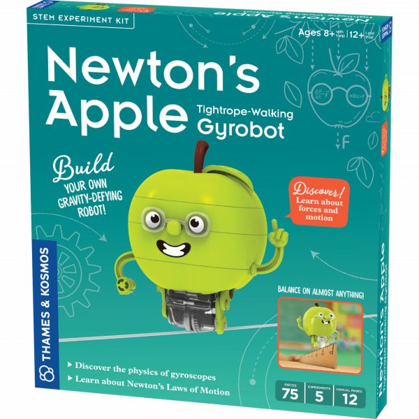 Kit STEM Mărul lui Newton, robot măr cu giroscop motorizat, Thames & Kosmos