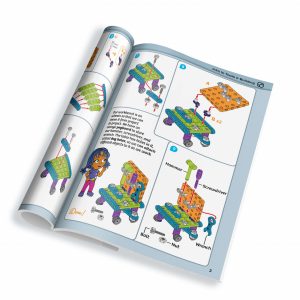 Kit STEM Primii pași, unelte și construcții, banc de lucru cu 47 de piese, Thames & Kosmos