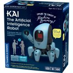 Kit STEM robot cu inteligență artificială, cu șase picioare, 123 de piese, Thames & Kosmos
