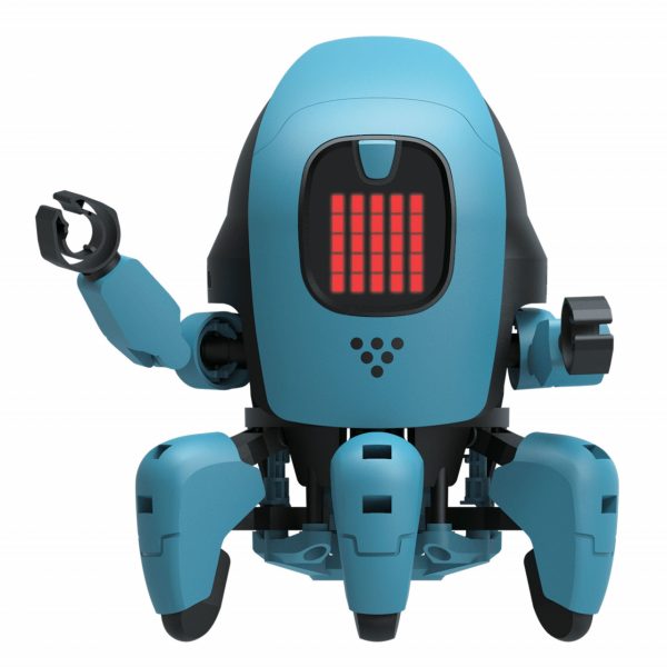 Kit STEM robot cu inteligență artificială, cu șase picioare, 123 de piese, Thames & Kosmos