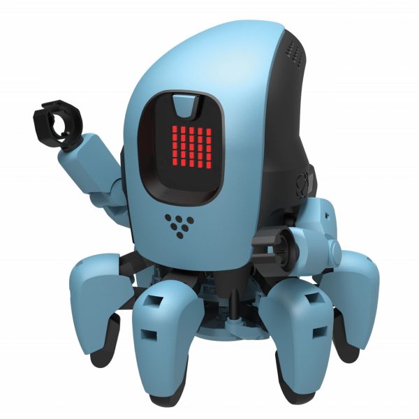 Kit STEM robot cu inteligență artificială, cu șase picioare, 123 de piese, Thames & Kosmos