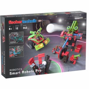 Kit STEM Smart Robots Pro, 12 modele programabile, 362 de piese, Fischertechnik