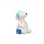 Lampă de veghe Cățelul Pilou din silicon fără BPA, cu 3 niveluri de lumină, Moulin Roty