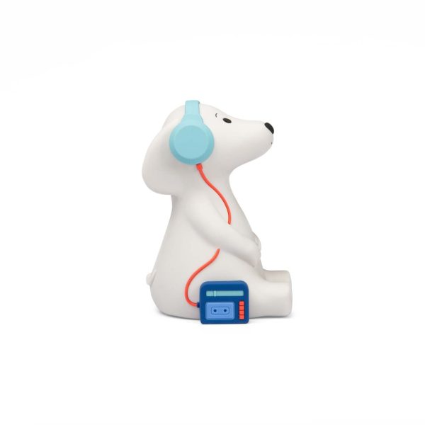 Lampă de veghe Cățelul Pilou din silicon fără BPA, cu 3 niveluri de lumină, Moulin Roty