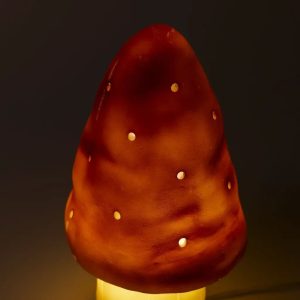 Lampă de veghe în formă de ciupercuță, din rășină, cu LED, Egmont Toys