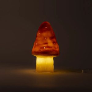Lampă de veghe în formă de ciupercuță, din rășină, cu LED, Egmont Toys