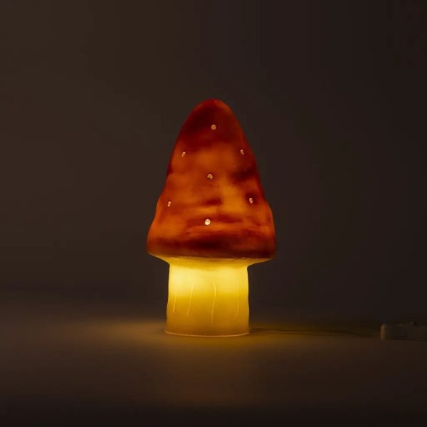 Lampă de veghe în formă de ciupercuță, din rășină, cu LED, Egmont Toys