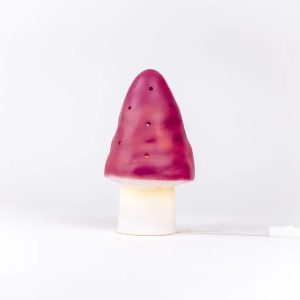 Lampă de veghe în formă de ciupercuță, din rășină, cu LED, Egmont Toys
