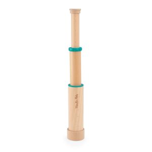 Lunetă retractabilă de buzunar cu mărire de 20x, din lemn de fag, Moulin Roty