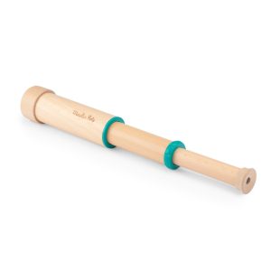 Lunetă retractabilă de buzunar cu mărire de 20x, din lemn de fag, Moulin Roty
