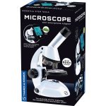 Microscop pentru copii cu mărire până la 600x și adaptor pentru telefon, Thames & Kosmos