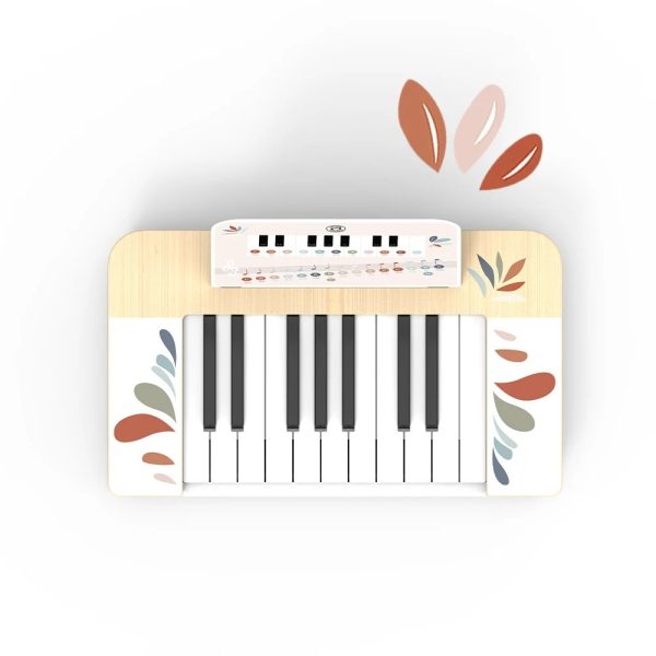 Mini-pian din lemn pentru copii, cu sunet melodios, Speedy Monkey Mini-pian din lemn pentru copii, cu sunet melodios, Speedy Monkey