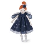 Păpușă zână balerină cu aripi și rochie cu steluțe, Moulin Roty