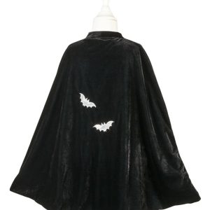 Pelerină reversibilă supererou și liliac, cu velcro la gât, Souza!