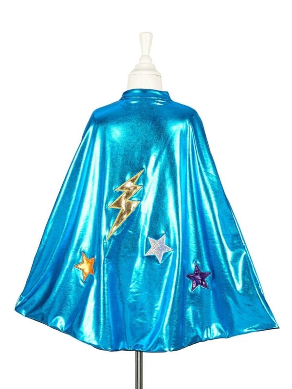 Pelerină reversibilă supererou și liliac, cu velcro la gât, Souza!