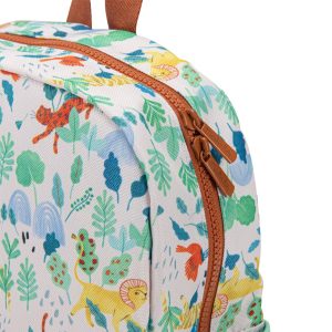 Rucsac pentru copii In pădure, din poliester reciclat, Moulin Roty