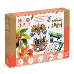 Set creativ Natura cu 5 activități: măști, moriști de vânt, caleidoscop și clopoței, Djeco