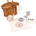 Set de ceai de jucărie în coș împletit, Egmont Toys