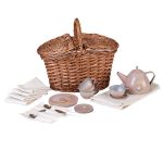 Set de ceai în coș de picnic Șoricelul, cu ceainic, cești și farfurii, Egmont Toys
