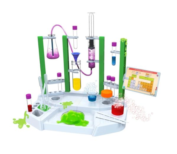 Set de chimie cu 20 de experimente și slime fosforescent, Thames & Kosmos