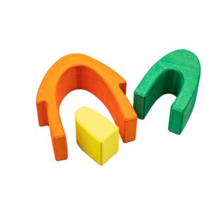 Set de joacă liberă din lemn Toamna fermecată, cu 11 piese stivuibile, Marc toys