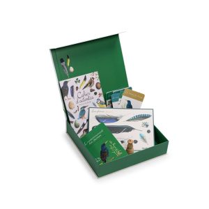 Set de ornitologie cu fluier, fișe de păsări și broșură, 26 de accesorii, Moulin Roty