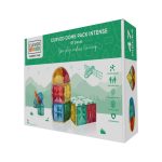 Set magnetic de construcție Dome cu piese curbate, 47 de piese, Cleverclixx