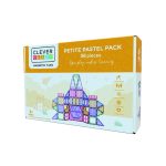 Set magnetic de construcție Pastel, 36 de piese, Cleverclixx