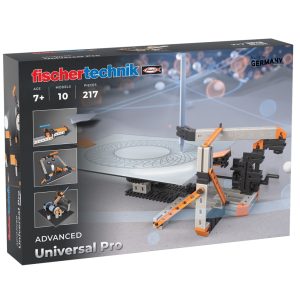 Set STEM de construcție cu 217 piese și 10 modele interactive, Fischertechnik