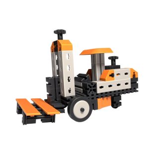 Set STEM de construcție cu 217 piese și 10 modele interactive, Fischertechnik