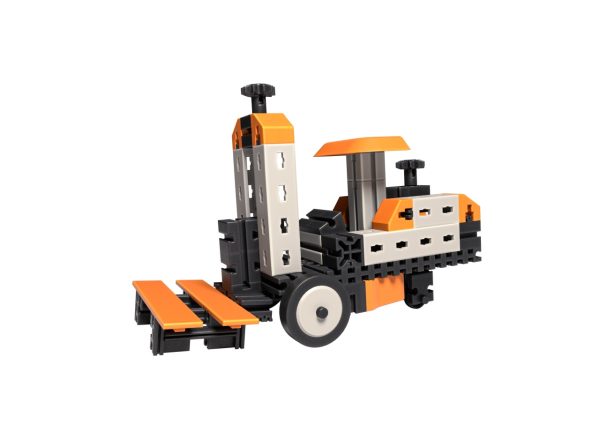 Set STEM de construcție cu 217 piese și 10 modele interactive, Fischertechnik