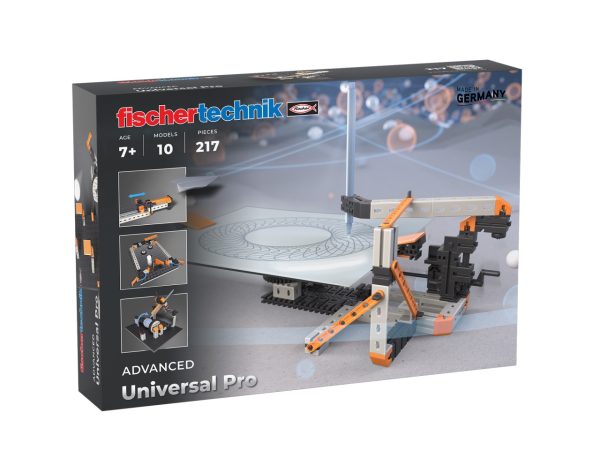 Set STEM de construcție cu 217 piese și 10 modele interactive, Fischertechnik