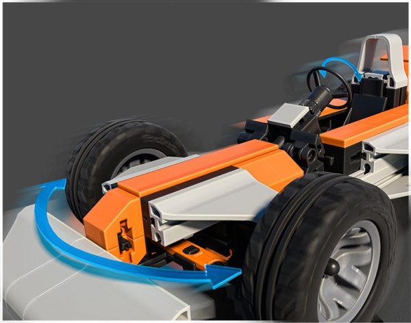 Set STEM de construcție cu 375 de piese și 10 modele, Fischertechnik
