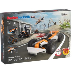 Set STEM de construcție cu 375 de piese și 10 modele, Fischertechnik